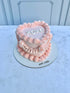 Vintage Cake Corazón